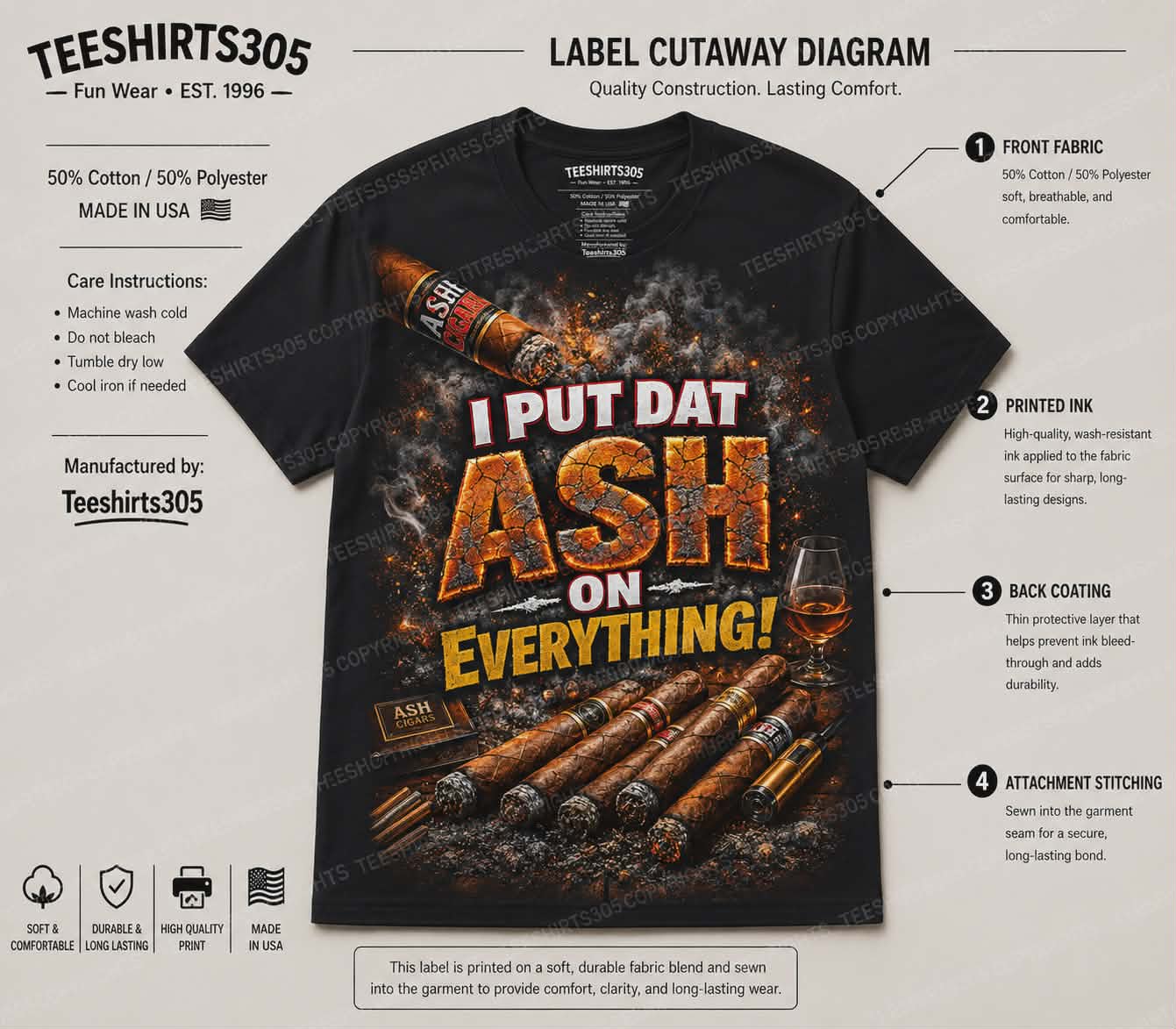 I PUT THAT ASH ON EVERYTHING