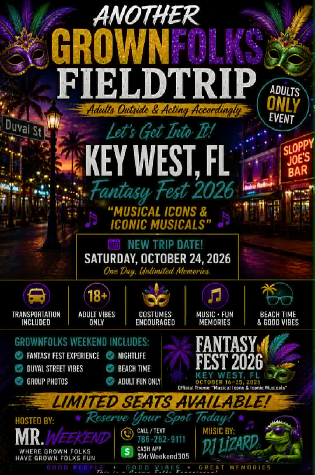DEPOSIT FOR GROWNFOLKS FEILDTRIPS $50.00 DEPOSIT PAYMENT 1 ( JUNE 15 )